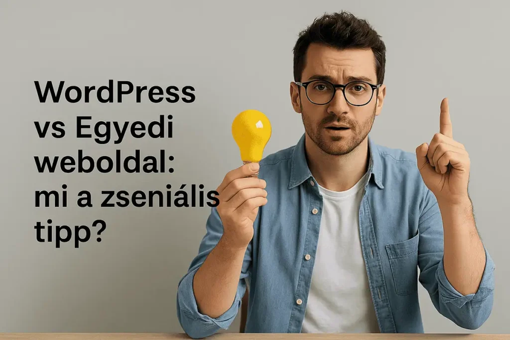 WordPress vs egyedi weboldal