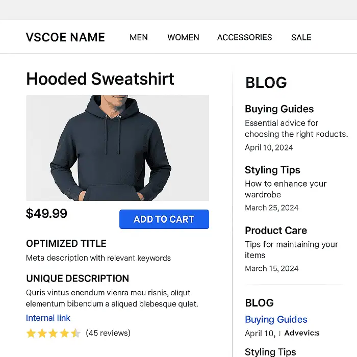A blog tartalmak integrálása a webshopba lehetőséget ad kulcsszavak célzására, márkaépítésre és belső linkek elhelyezésére