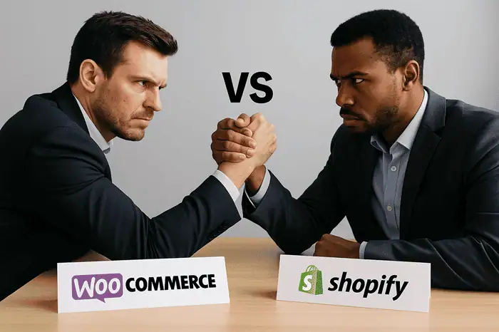 WooCommerce vs Shopify csata