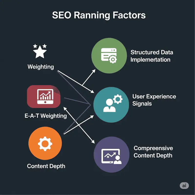 AI korszak SEO ranking faktorok - új optimalizálási szempontok 2025-ben