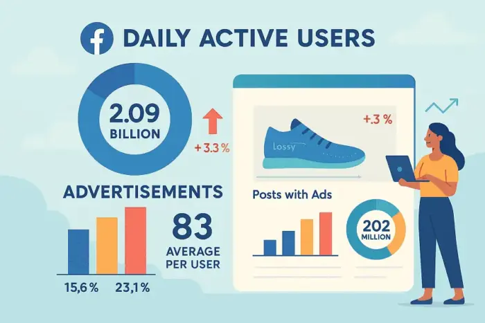 Facebook felhasználók napi aktivitása Facebook felhasználók napi aktivitása