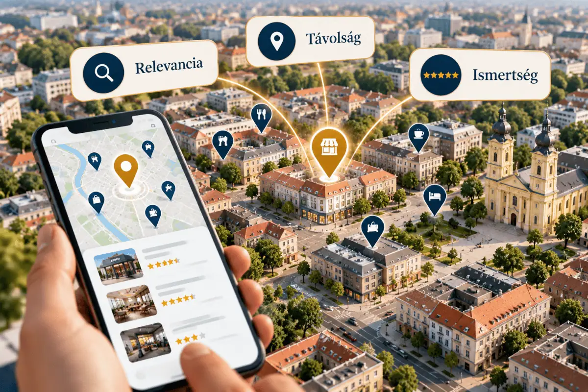 A Google helyi keresési rangsorolását befolyásoló tényezők: relevancia, távolság és ismertség